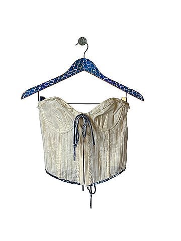 Guizio Pintuck Corset Sleeveless Blouse (view 1)