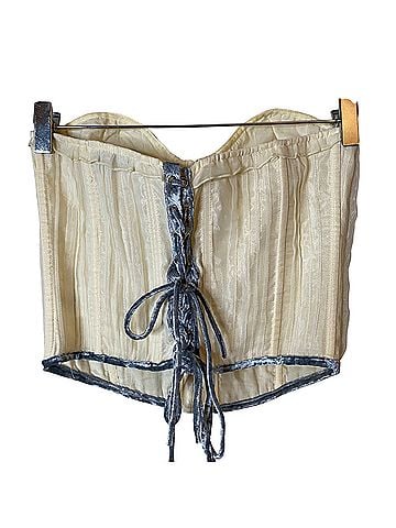Guizio Pintuck Corset Sleeveless Blouse (view 2)