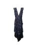 Lulus Floral Blue Black Cocktail Dress Size L - photo 1