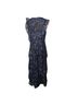 Lulus Floral Blue Black Cocktail Dress Size L - photo 3