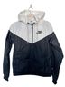 Nike 100% Polyester 2% Spandex Black White Windbreaker Size S - photo 1