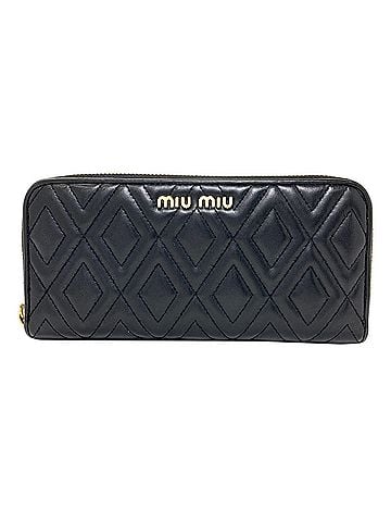 Miu Miu Miu Miu Miu quilted leather long wallet for women (view 1)