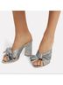 Loeffler Randall Silver Heels Size 6 - photo 9