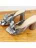 Loeffler Randall Silver Heels Size 6 - photo 4