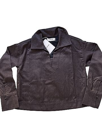 Everlane Overshirt In Tailor Twill Long Sleeve Blouse (view 2)