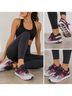 On Cloud 100% Mesh Color Block Multi Color Black Burgundy Sneakers Size 9 - photo 3