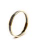 Hermes Leather Goods Black Enamel Bangle PM One size - photo 1