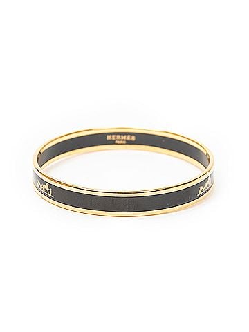 Hermes Leather Goods Enamel Bangle PM (view 2)