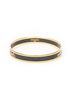 Hermes Leather Goods Black Enamel Bangle PM One size - photo 2