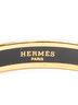 Hermes Leather Goods Black Enamel Bangle PM One size - photo 4
