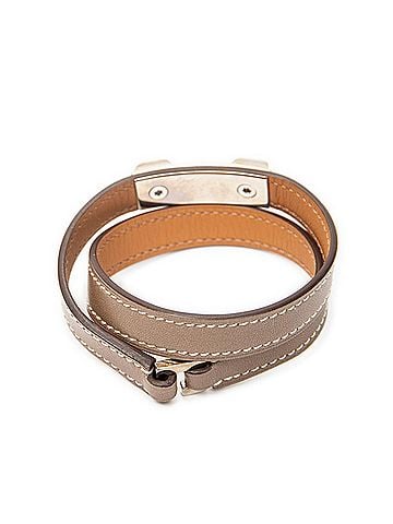 Hermes Leather Goods Rivale Double Tour Bracelet M (view 2)