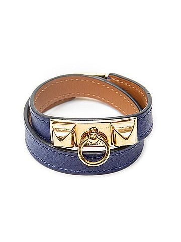 Hermes Leather Goods Rivale Double Tour Bracelet T1 (view 1)