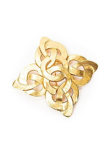 Chanel CC Cross Heart Brooch (view 1)