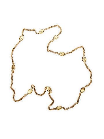 Chanel CC Crown Medallion Necklace (view 1)