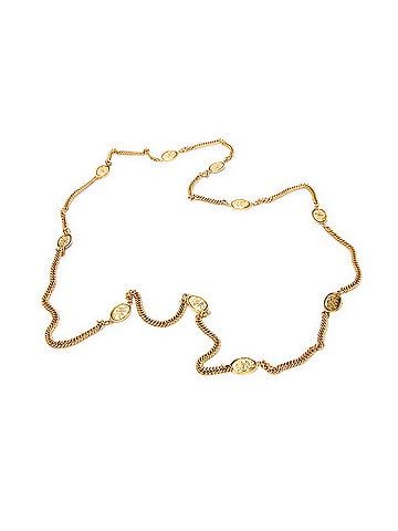 Chanel CC Crown Medallion Necklace (view 2)