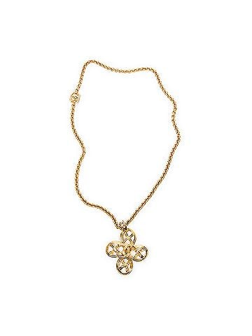Chanel CC Cross Pendant Necklace (view 1)