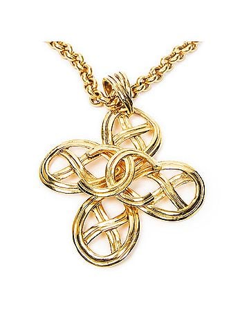 Chanel CC Cross Pendant Necklace (view 2)