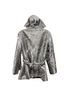 Samuel Dong Graphic Gray Tan Coat Size S - photo 2