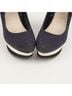 Prada 100% Leather Blue Strap Platform Pumps Size EU 39 - photo 6