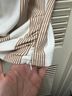 Bishop + Young Stripes White Brown Short Sleeve Blouse Size 2X - photo 3