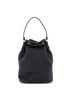 Prada 100% Canvas Plain Black Logo Drawstring Bucket Bag Canvas One size - photo 4
