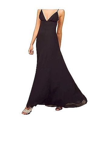 Reformation Black Slip Maxi Dress Casual Dress