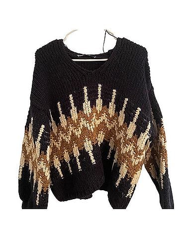 Zara BALLOON SLEEVE JACQUARD SWEATER 1684 Casual Sweaters (view 2)