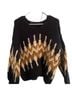 Zara Jacquard Blue Ivory Casual Sweaters Size S - photo 2