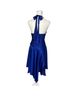 Cache 100% Silk Solid Blue Cocktail Dress Size 2 - photo 2