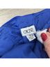 Cache 100% Silk Solid Blue Cocktail Dress Size 2 - photo 6