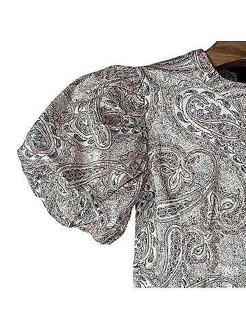 Olivaceous Puff-Sleeve Floral Mini Dress Casual Dress (view 2)