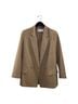 ASOS 100% Polyester Solid Tan Blazer Size 4 - photo 1