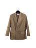 ASOS 100% Polyester Solid Tan Blazer Size 4 - photo 4