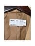 ASOS 100% Polyester Solid Tan Blazer Size 4 - photo 3