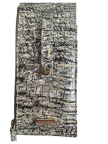 Brahmin Croc-Embossed Zip Wallet Card Holder  (view 1)