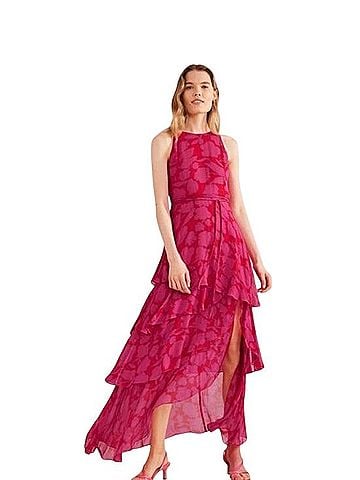 Boden High-Low Tiered Maxi Dress Casual Dress (view 1)