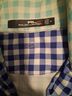 Ralph Lauren 100% Polyester Checkered-gingham Blue Green Sleeveless Top Size M - photo 3