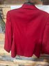 Giorgio Sant'Angelo 100% Wool Red Blazer Size 12 - photo 8