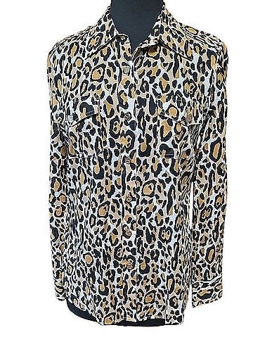 Tory Burch Brigitte Blouse Long Sleeve Button-Down Shirt (view 1)
