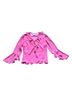 DressBarn 100% Polyester 100% Polyester Solid Pink Long Sleeve Blouse Size M - photo 1
