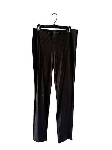 Eileen Fisher Washable Stretch Crepe Slim Straight Casual Pants (view 1)
