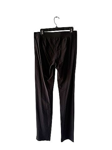 Eileen Fisher Washable Stretch Crepe Slim Straight Casual Pants (view 2)
