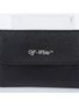 OFF-WHITE 100% Leather Black Black Leather Logo Chain Strap Wallet One size - photo 3