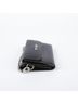 OFF-WHITE 100% Leather Black Black Leather Logo Chain Strap Wallet One size - photo 5