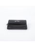 OFF-WHITE 100% Leather Black Black Leather Logo Chain Strap Wallet One size - photo 6