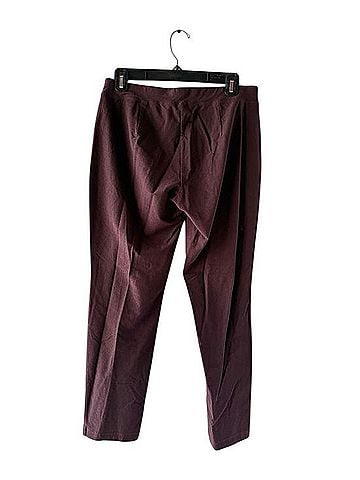 Eileen Fisher Washable Stretch Crepe Casual Pants (view 2)