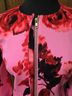 Tuckernuck Floral Pink Red Blazer Size 4 - photo 4