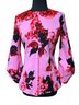 Tuckernuck Floral Pink Red Blazer Size 4 - photo 1