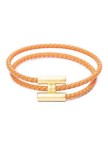Hermes Leather Goods Tournis Tresse Bracelet (view 1)