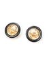 Chanel Black CC Button Clip On Earrings One size - photo 1